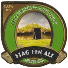 Oldershaw Brewery Flag Fen Ale Pump Clip
